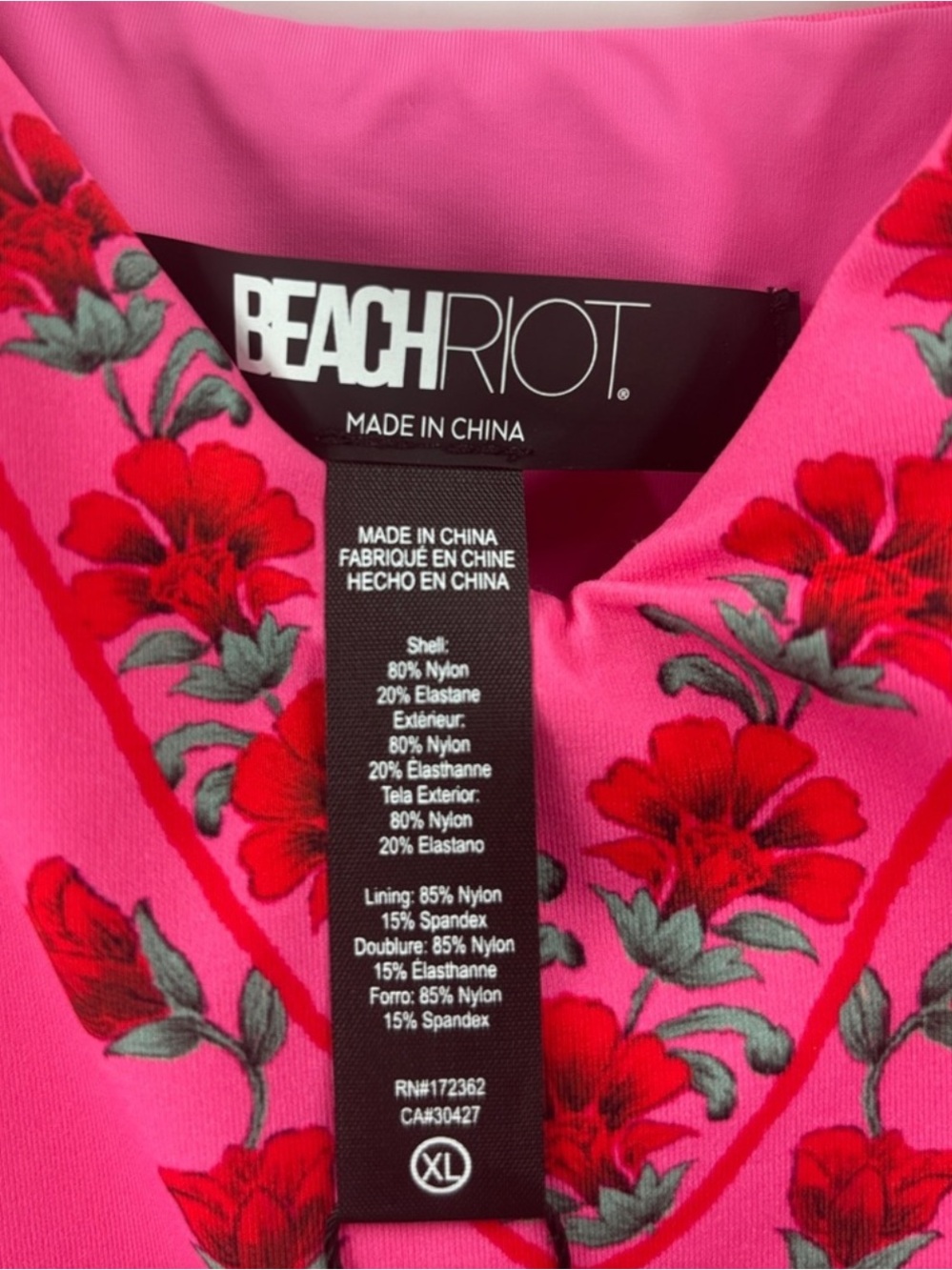 Beach Riot One Piece Swimsuit Women’s Size XL New with Tags - Picture 5 of 11